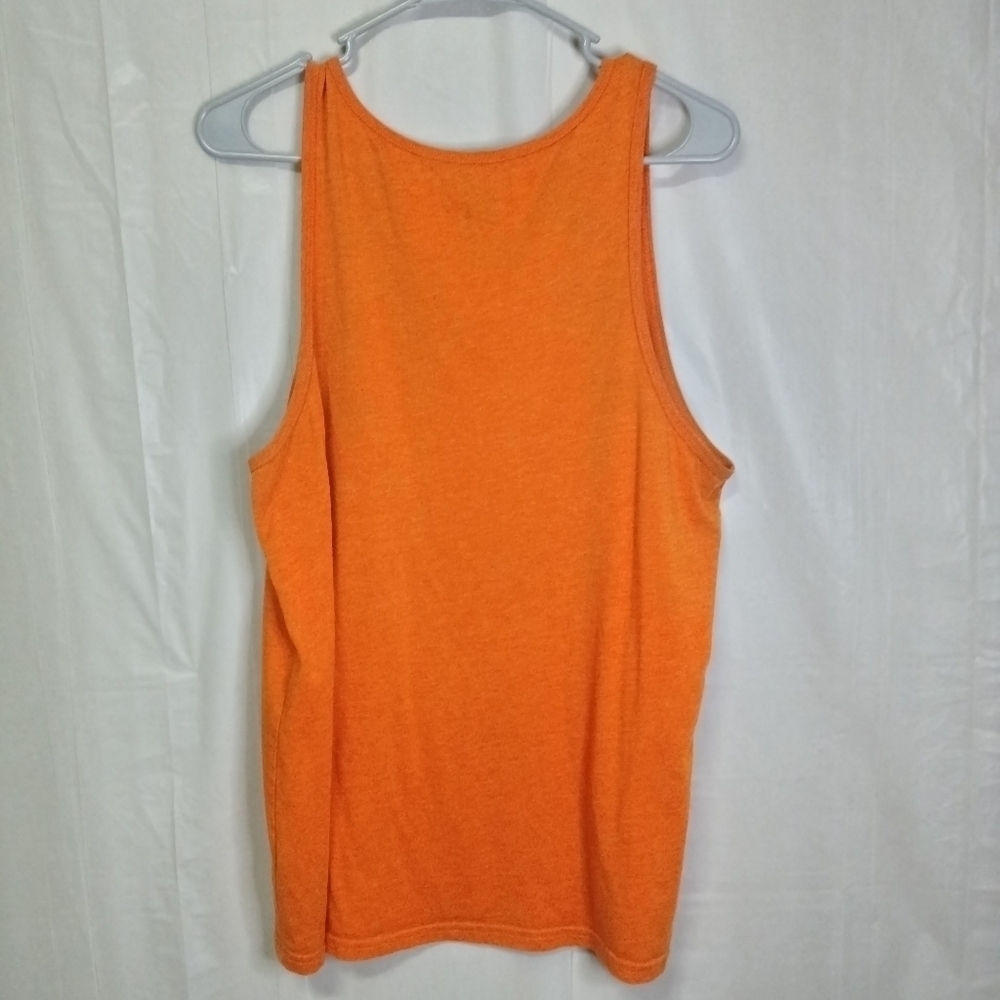 Burton Orange Graphic Print Mountain Dew Tank Size M - Picture 7 of 7